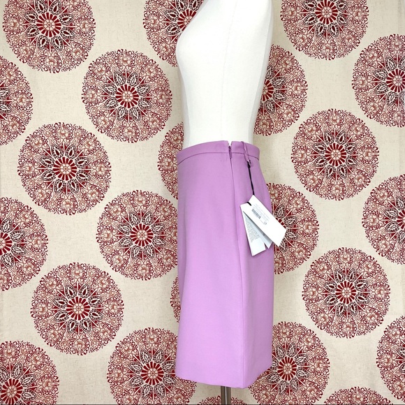GUCCI Lilac Mini Skirt Size 40 4 Small Crepe Silk Wool 619479 Lined Luxury - Picture 4 of 15